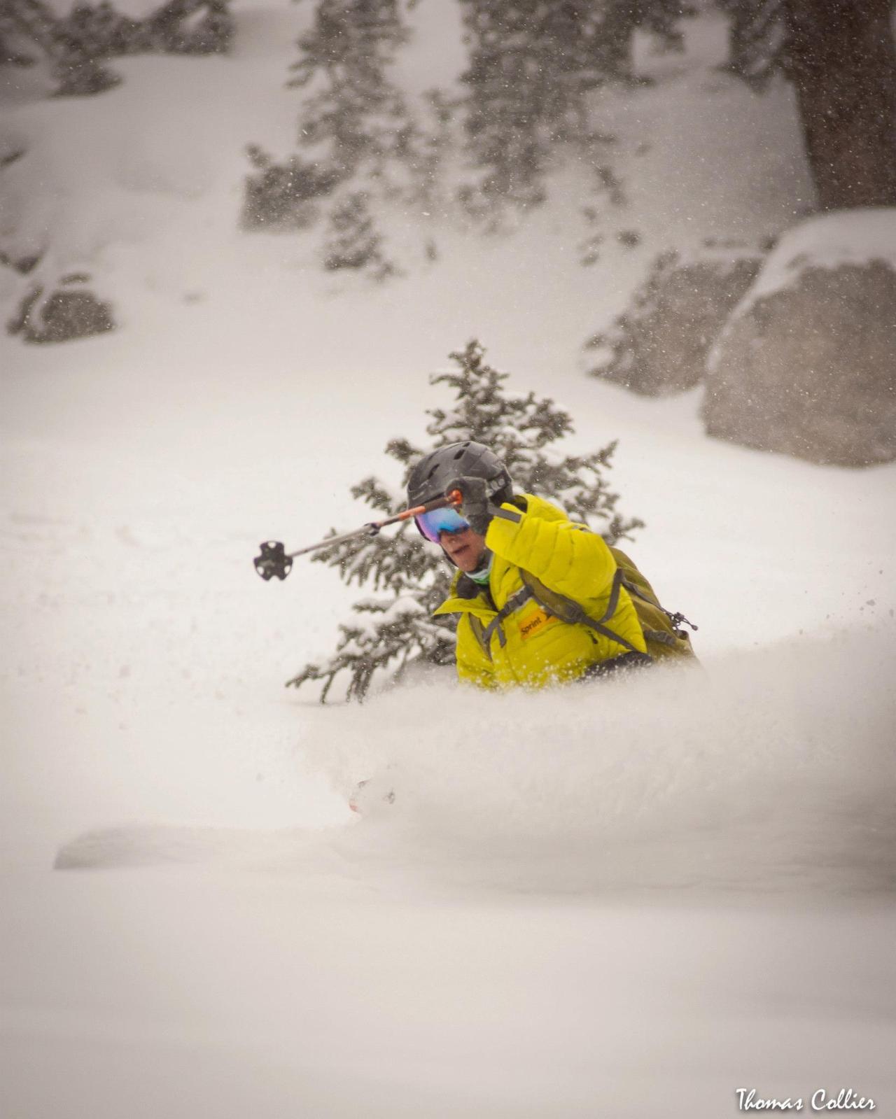 And the way back down!  (Tom Collier photo)
