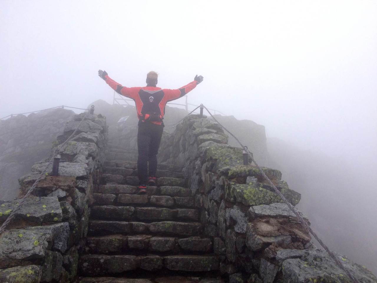 Top of Whiteface, over and out!