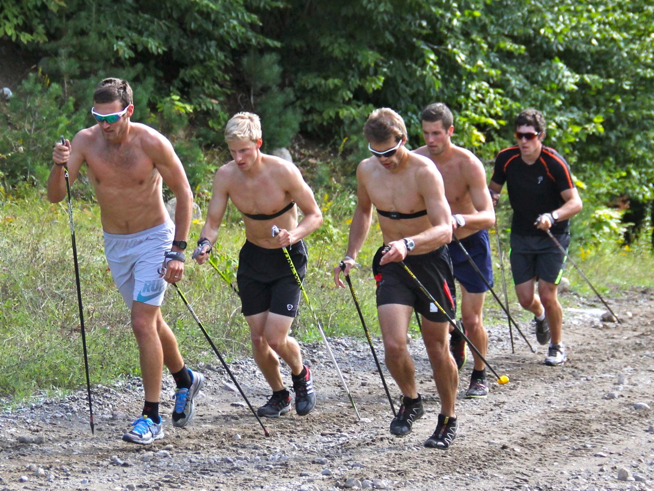 L4 bounding up Whiteface Mountain