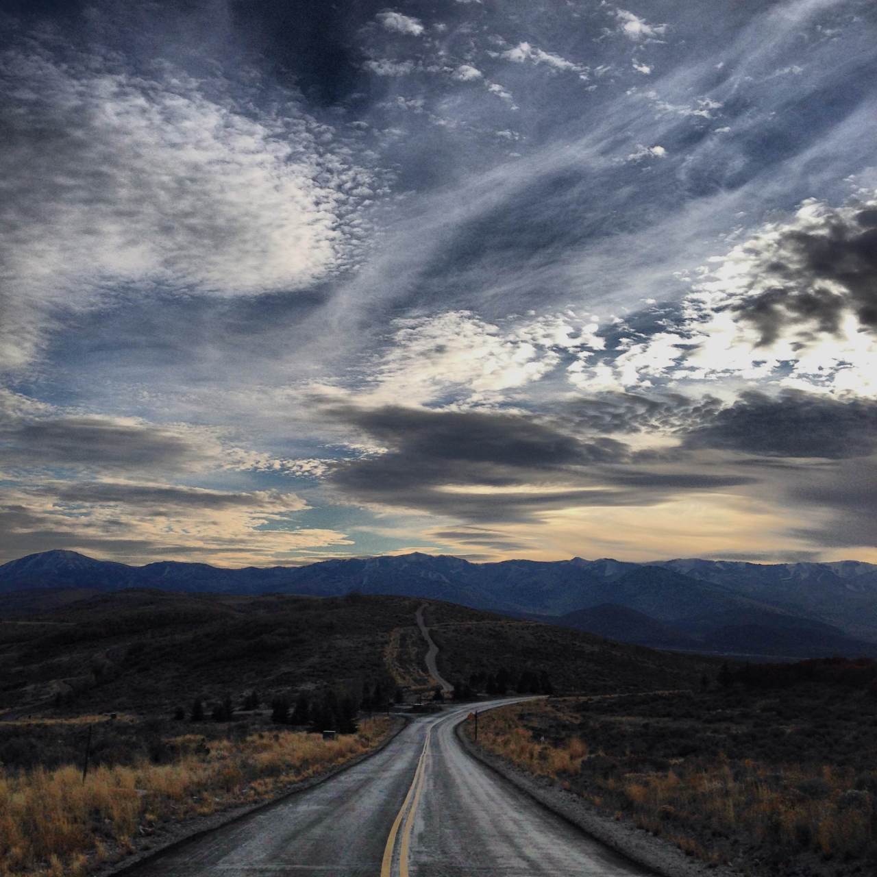 The open road.  iphone photo