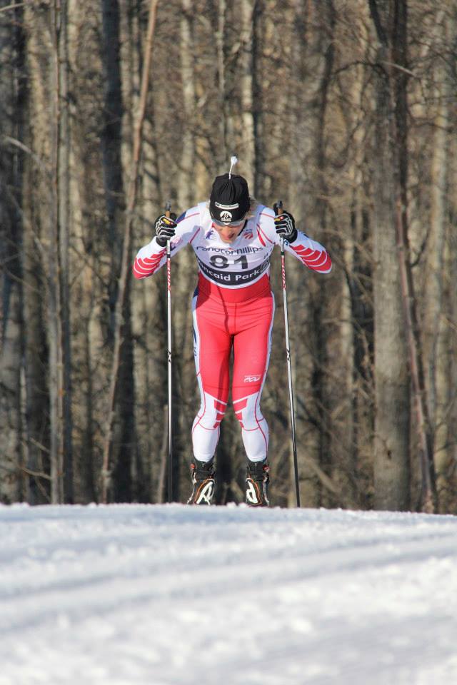 Cresting the hill with some seriously tired arms.