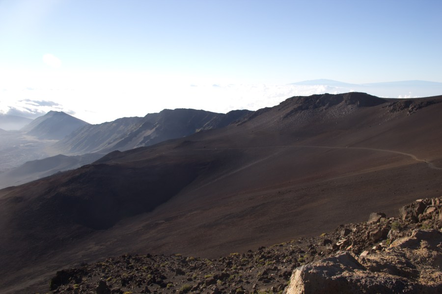 The start of the sliding sands trail.